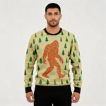 Bigfoot Ugly Christmas Sweater Holiday Clothin