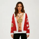 Bling Santa Body Ugly Christmas Sweatshirts Fu