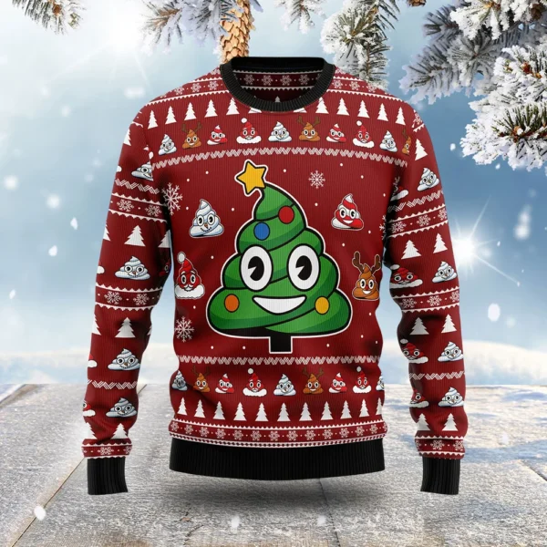 boop christmas tree emoji ugly christmas sweater funny xmas sweater.webp