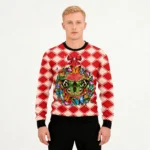 Butterfly Wreath Christmas Ugly Christmas Swea
