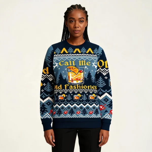 Call Me Old Fashioned Christmas Ugly Sweater C