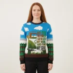 Camping Forest My Soul Ugly Christmas Sweater