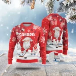 Canada Christmas Ugly Christmas Sweater Santa