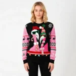 Candy Cane Flamingo Beautiful Christmas Sweate