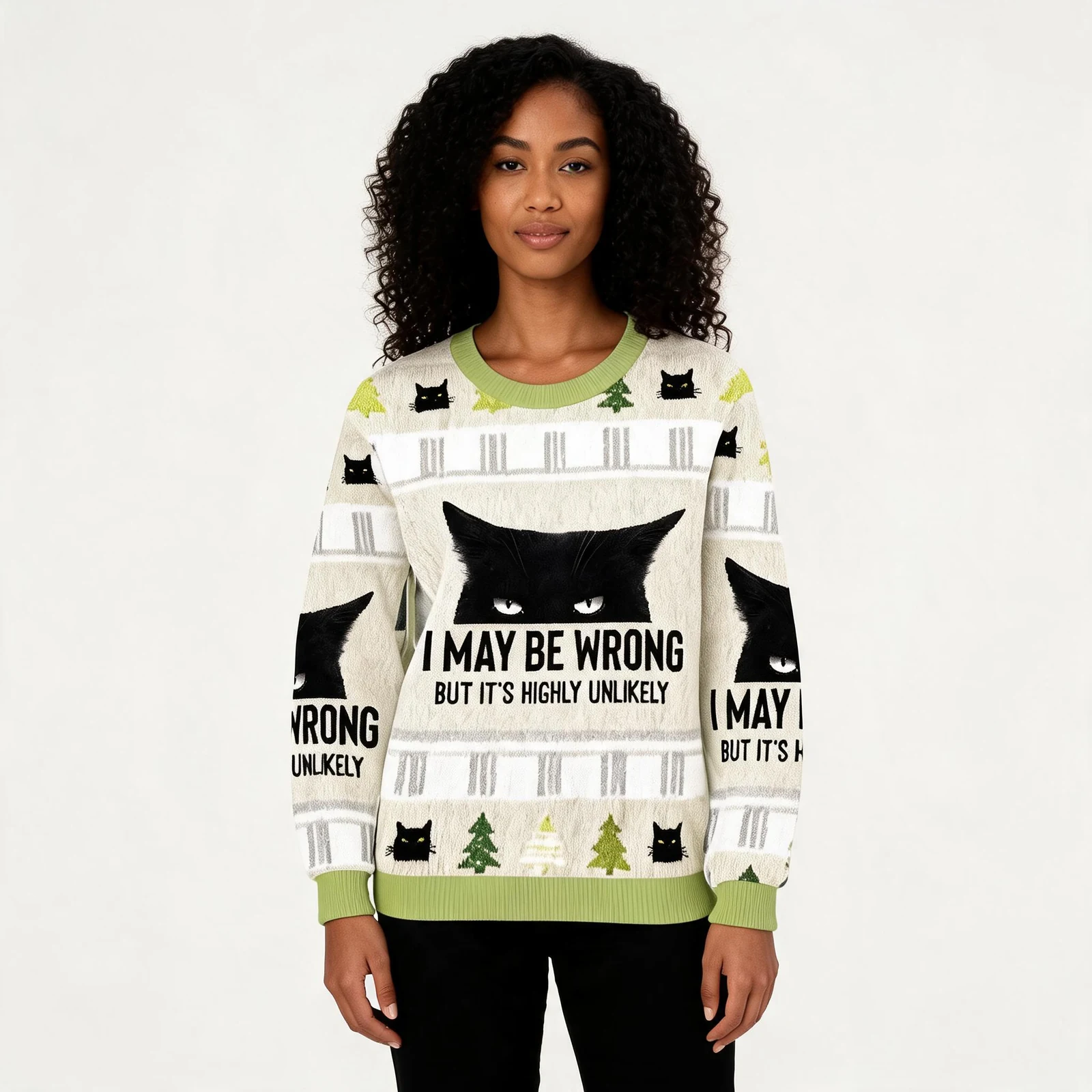 Cat Can Do No Wrong Christmas Ugly Sweater Xma Cat Can Do No Wrong Christmas Ugly Sweater Xma