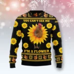 Chicken Flower Silly Christmas Jumpers Funny X