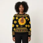 Chicken Flower Silly Christmas Jumpers Funny X
