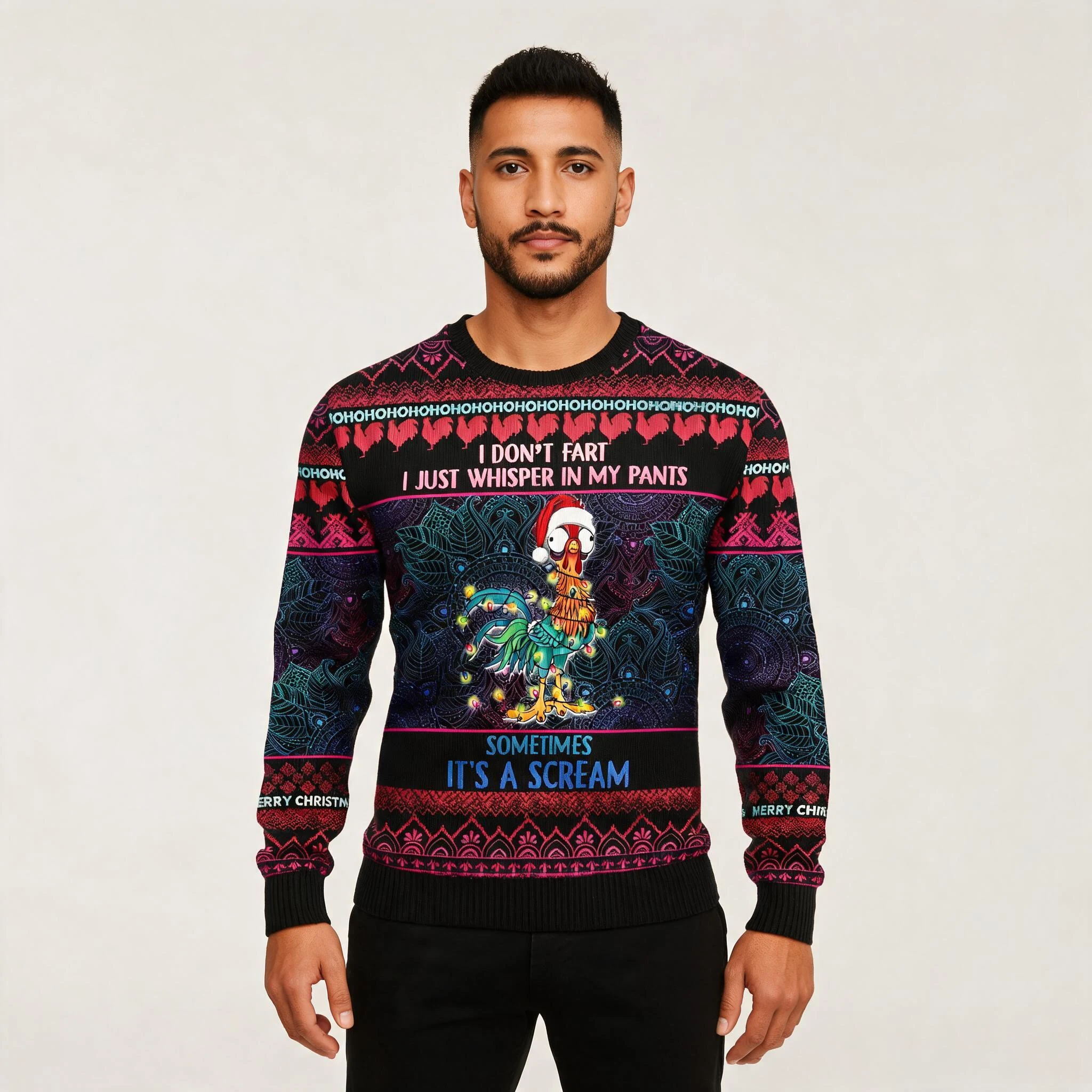 Chicken Funny Silly Christmas Sweaters Funny X Chicken Funny Silly Christmas Sweaters Funny X
