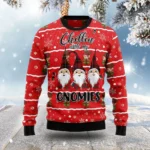 Chillin With My Gnomies Ugly Christmas Sweater