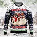 Chilling With My Snowmies Unisex Womens Mens C