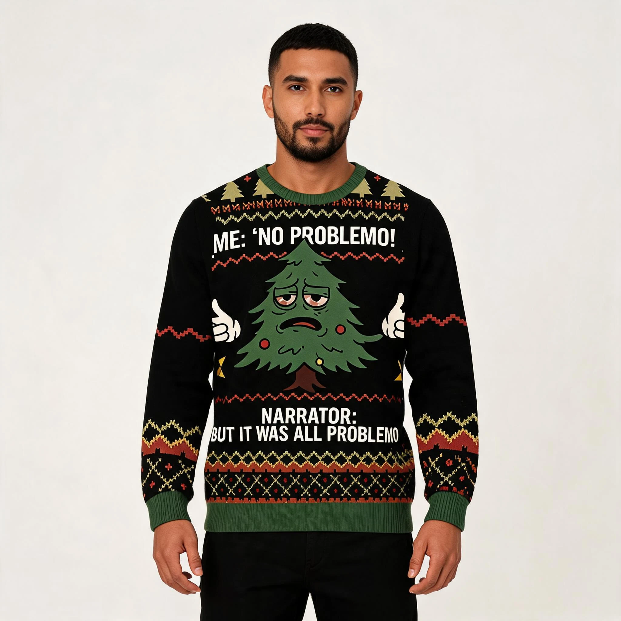 Christmas Tree Me No Problemo Christmas Ugly S Christmas Tree Me No Problemo Christmas Ugly S