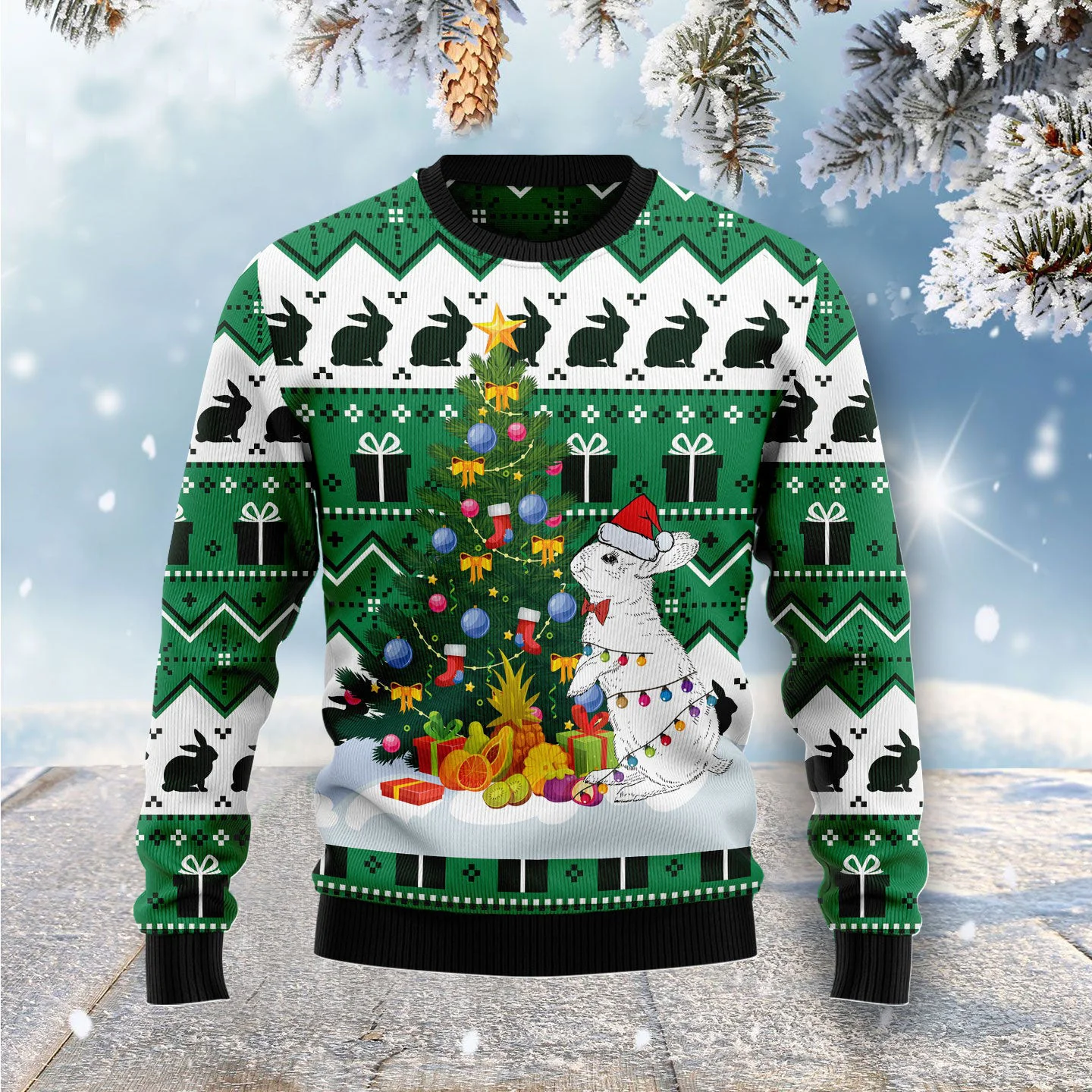 christmas tree rabbit ugly christmas sweater winter apparel rabbit.webp christmas tree rabbit ugly christmas sweater winter apparel rabbit.webp