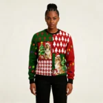 Collie Hohoho Ugly Christmas Sweater Merry Xma