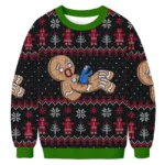 Cookie Man Fun Christmas Ugly Sweater Christmas Clothing Gingerbread