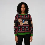 Cookie Man Fun Christmas Ugly Sweater Christmas Clothing Gingerbread