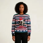 Cow Dairy Christmas Ugly Christmas Sweater Fun