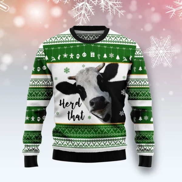 cow herd that ugly christmas sweater funny xmas clothes gift ideas.webp