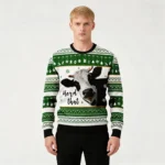 Cow Herd That Ugly Christmas Sweater Funny Xma