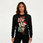 Cow Ho Ho Ho Ugly Christmas Sweater Funny Xmas
