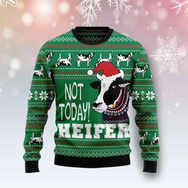 cow not today ugly christmas sweater cute xmas clothing presents for.webp