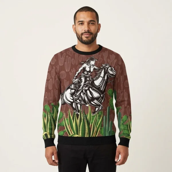Cowgirl Cactus Unisex Womens Mens Couples Matc