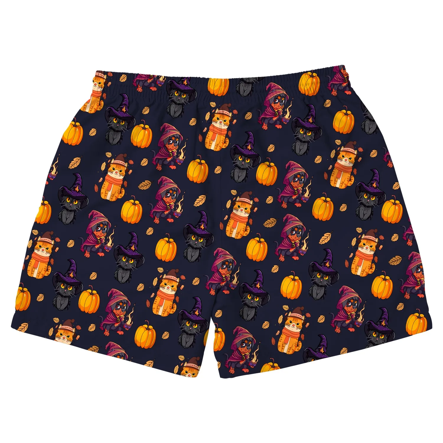 custom face logo halloween black cat beach shorts matching beach short design custom face logo halloween black cat beach shorts matching beach short design