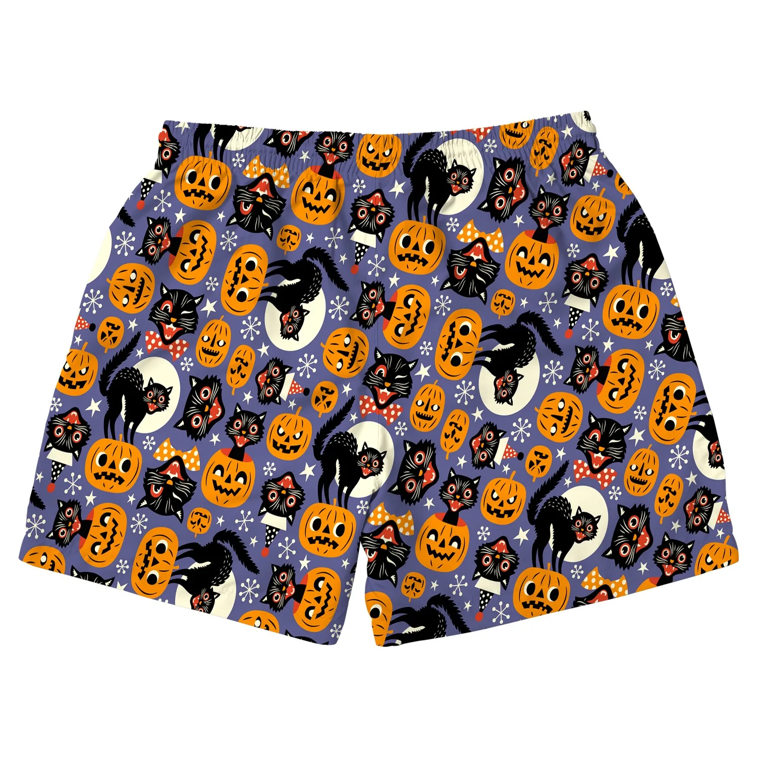 custom face logo halloween black cat beach shorts matching set beach s design custom face logo halloween black cat beach shorts matching set beach s design