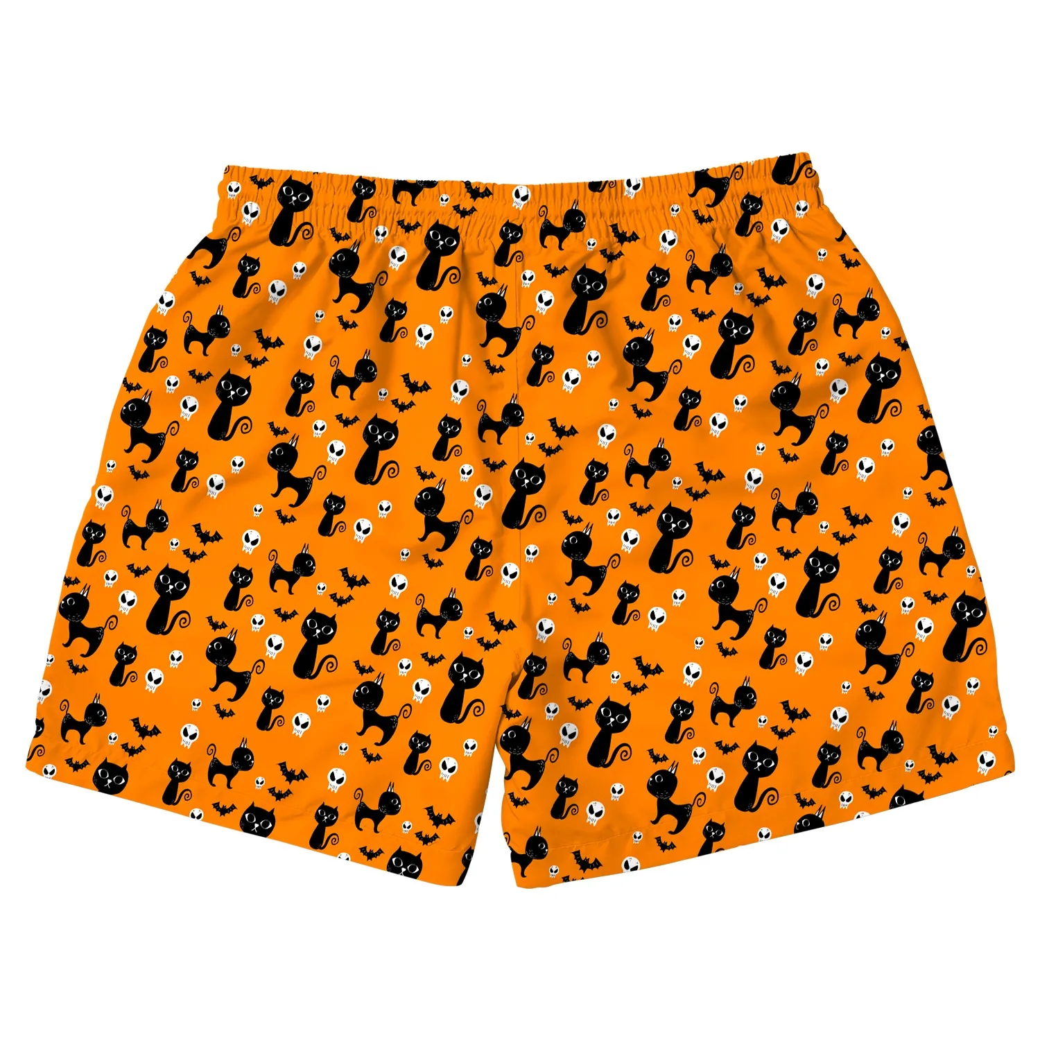 custom face logo halloween black cat beach shorts unique photo swim tr design custom face logo halloween black cat beach shorts unique photo swim tr design