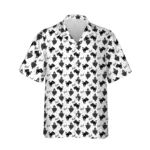 custom face logo halloween black cat hawaiian shirt halloween cat shir design