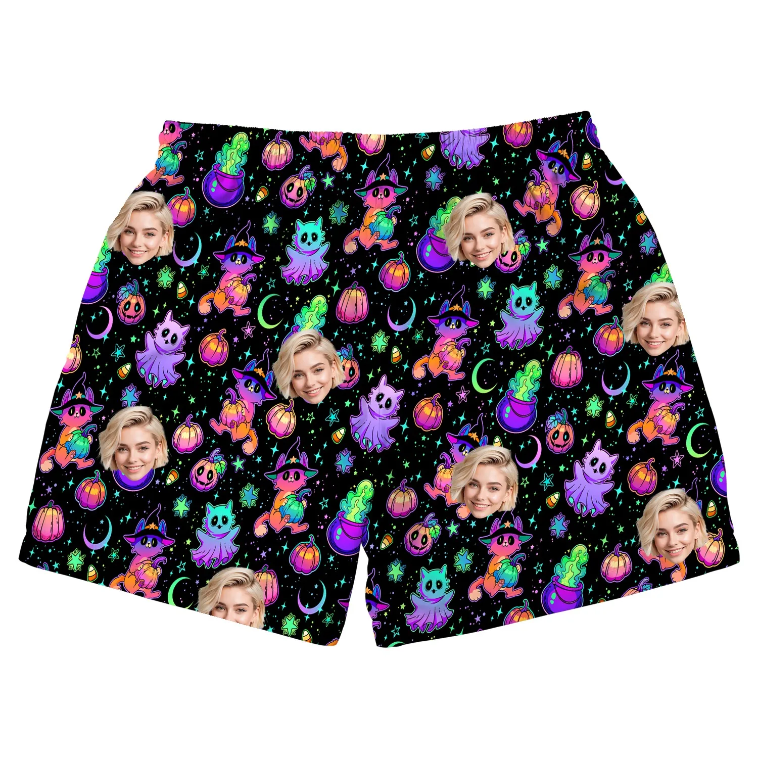 custom face logo halloween ghost beach shorts custom face board shorts 1 custom face logo halloween ghost beach shorts custom face board shorts 1