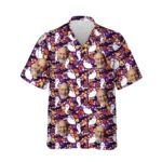 custom face logo halloween ghost hawaiian shirt cute ghost aloha shirt design