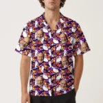 custom face logo halloween ghost hawaiian shirt cute ghost aloha shirt design