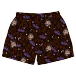 custom face logo halloween gothic bat beach shorts personalized vacati design