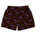 custom face logo halloween gothic bat beach shorts personalized vacati design