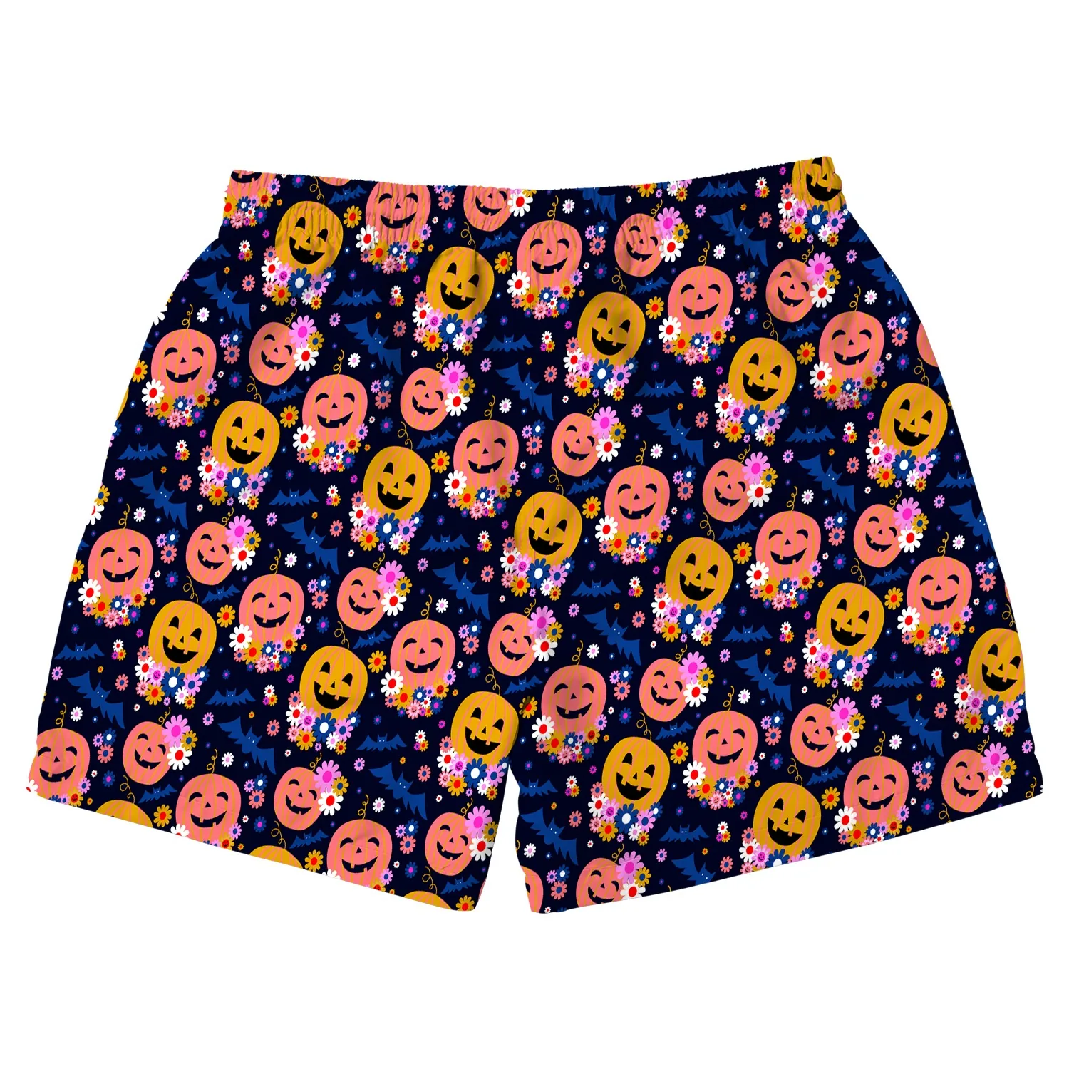 custom face logo halloween pumpkin beach shorts funny personalized swi design custom face logo halloween pumpkin beach shorts funny personalized swi design