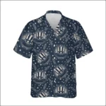 Custom Face & Logo Party USA Hawaiian Shirt | Patriotic Independence Day Gift for Men & Women