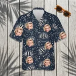 Custom Face & Logo Party USA Hawaiian Shirt | Patriotic Independence Day Gift for Men & Women