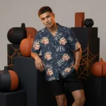 Custom Face & Logo Party USA Hawaiian Shirt | Patriotic Independence Day Gift for Men & Women