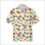 Custom Face & Logo Surf Skeleton Hawaiian Shirt | Spooky Surf Skull Aloha Shirt for Bold Wearers