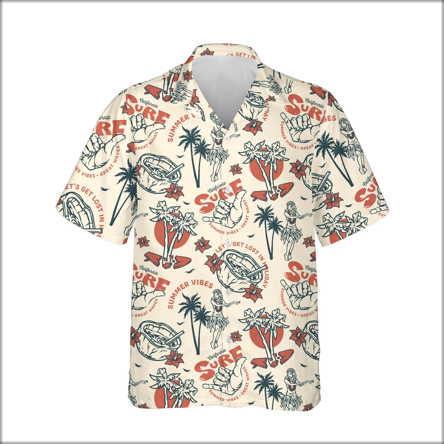Custom Face & Logo Surf Skeleton Hawaiian Shirt | Spooky Surf Skull Aloha Shirt for Bold Wearers - view 2 Custom Face & Logo Surf Skeleton Hawaiian Shirt | Spooky Surf Skull Aloha Shirt for Bold Wearers - view 2
