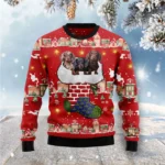 Dachshund Light Up Ugly Christmas Sweater Merr