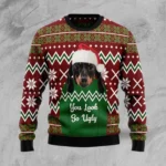 Dachshund You Look So Ugly Ugly Christmas Swea