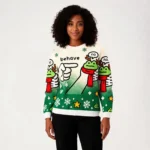 Dishonest Frog Meme Christmas Ugly Sweater Hol