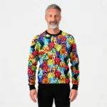 Dog Colorful Funny Ugly Xmas Sweaters Funny Xm