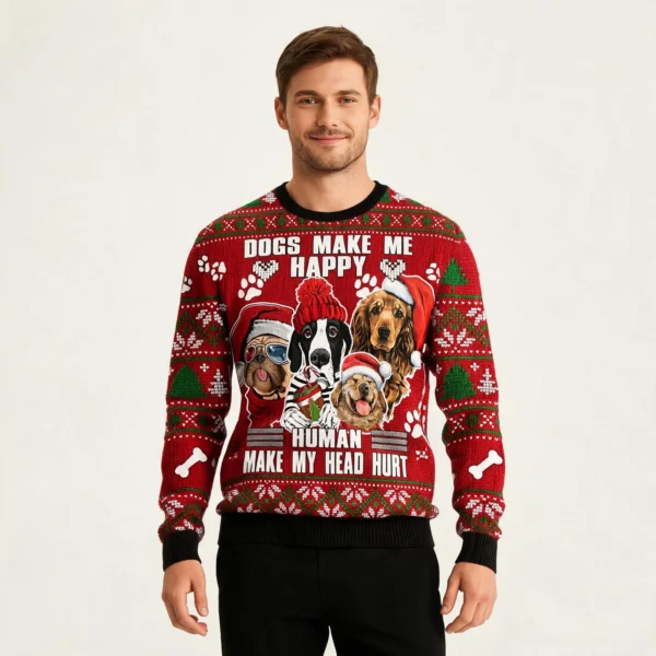 Dog Make Me Happy Humans Make My Head Hurt Ugl