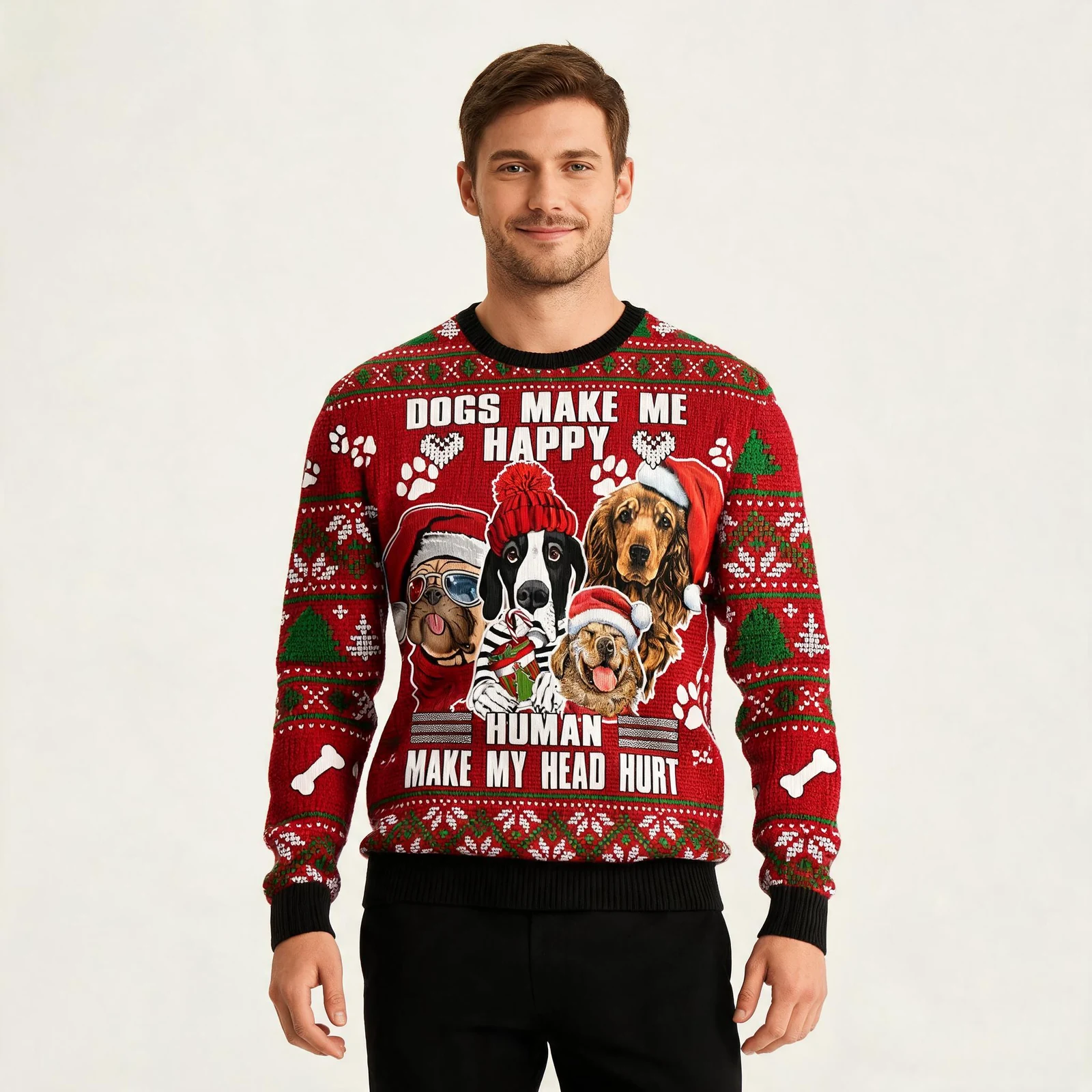 Dog Make Me Happy Humans Make My Head Hurt Ugl Dog Make Me Happy Humans Make My Head Hurt Ugl