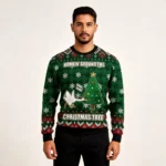 Duck Honking Around Christmas Tree Ugly Xmas S