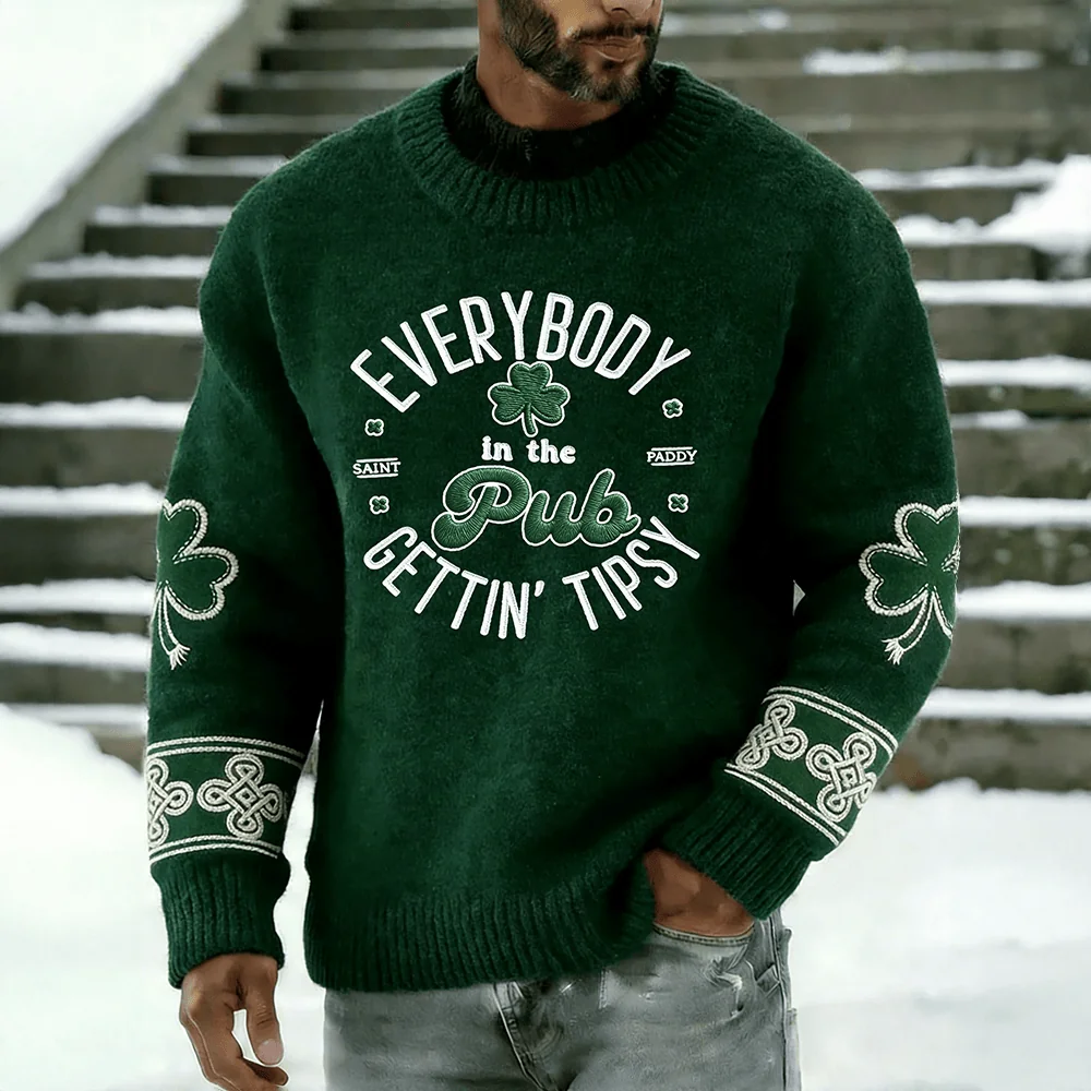 everybody in the pub getting tipsy st patrick s day sweater saint.webp everybody in the pub getting tipsy st patrick s day sweater saint.webp