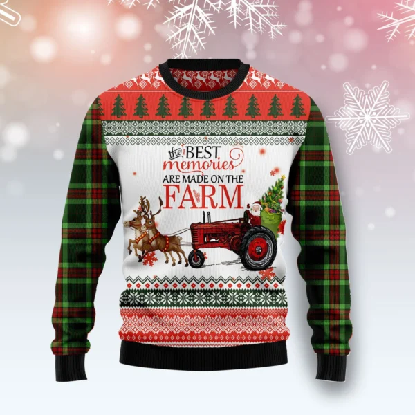 farm best memories ugly christmas sweater merry xmas apparel.webp