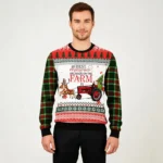 Farm Best Memories Ugly Christmas Sweater Me